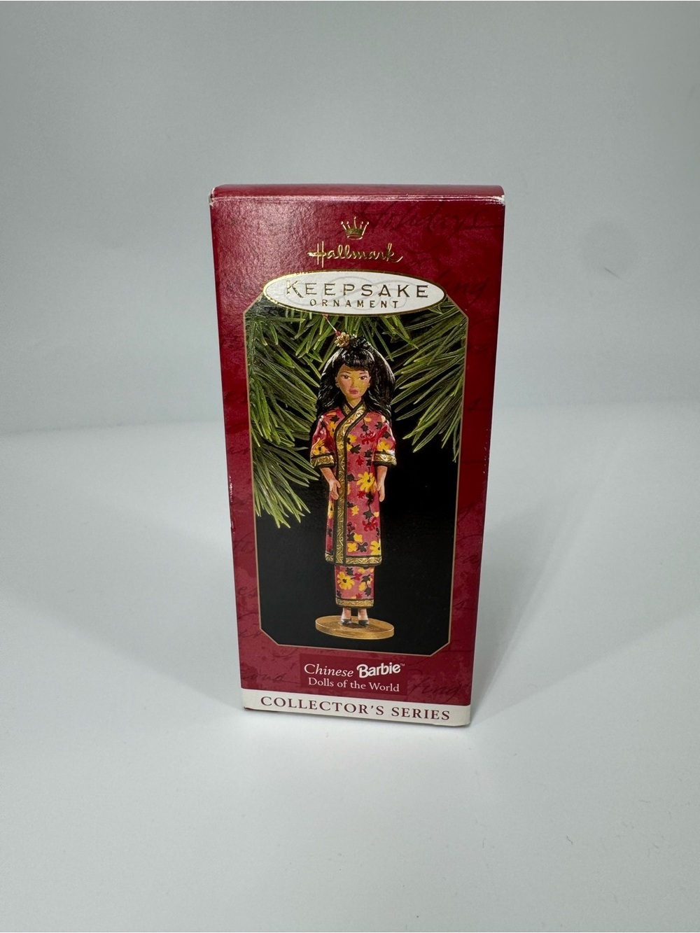 Hallmark Holiday Chinese Barbie Handcrafted 1997 Keepsake Ornament NIB Christmas